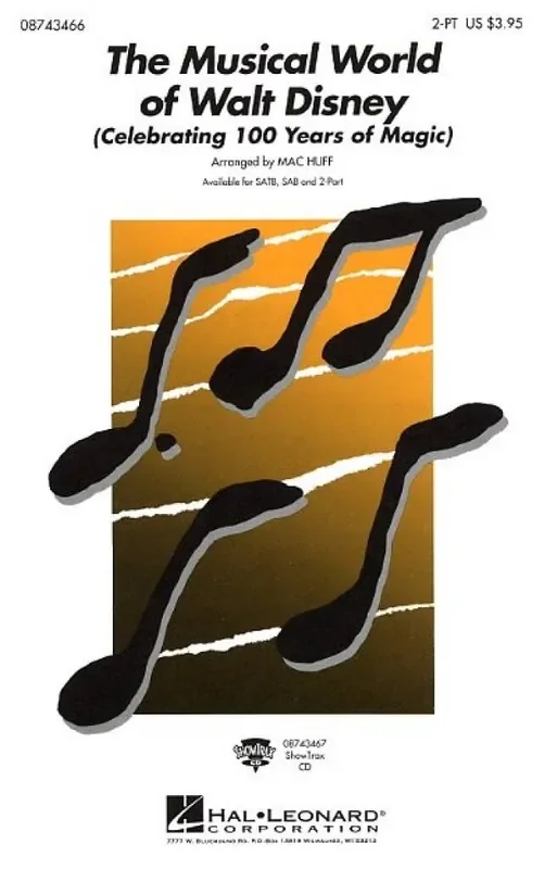 The Musical World of Walt Disney (Arr. Mac Huff) Frauenchor mit Begleitung