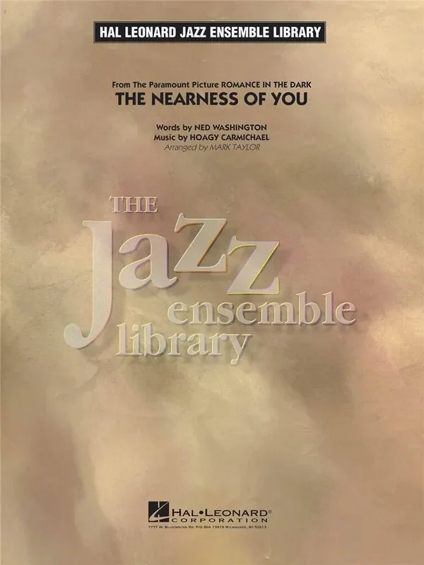 The Nearness Of You (Arr. Mark Taylor) Jazz Ensemble