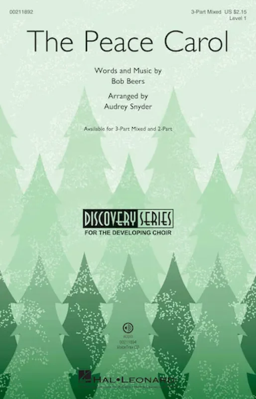The Peace Carol (Arr. Audrey Snyder) Gemischter Chor mit Begleitung