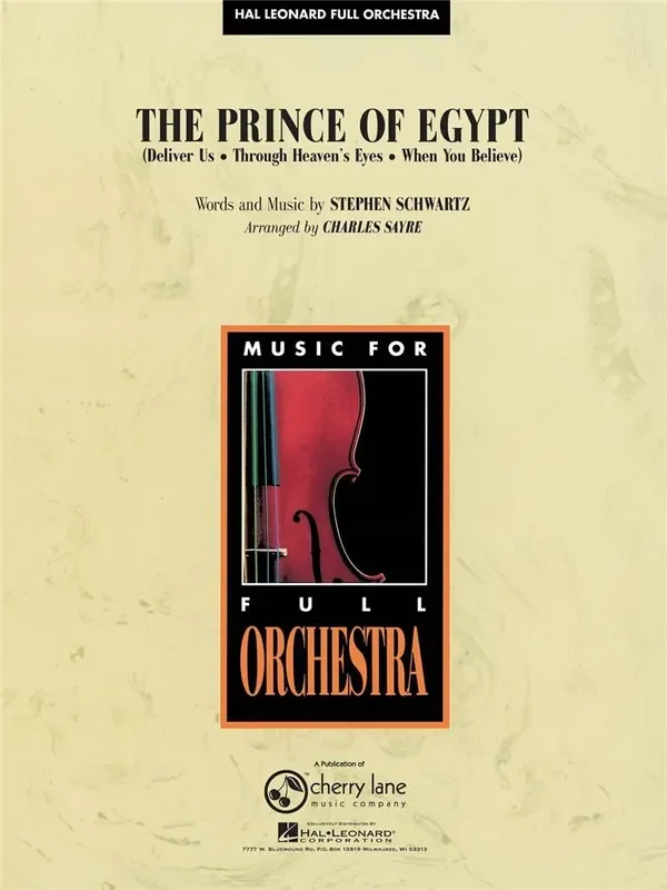 The Prince of Egypt (Arr. Charles Sayre) Orchester
