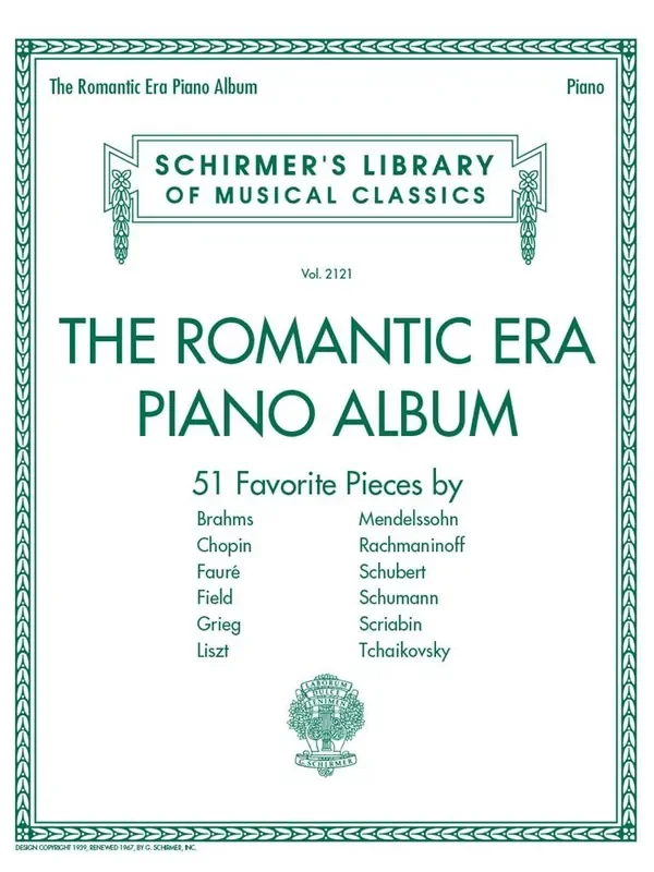 The Romantic Era Piano Album Klavier Solo