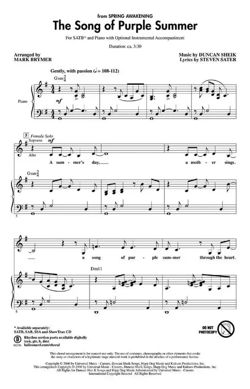 The Song of Purple Summer