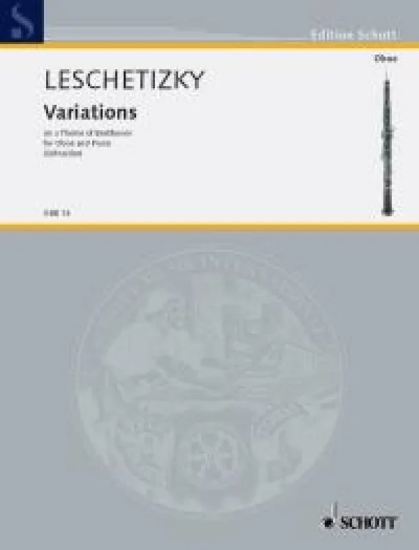 Theodor Leschetizky Variations Oboe mit Begleitung