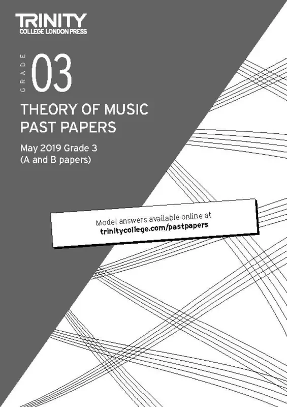Theory of Music Past Papers May 2019 Grade 3