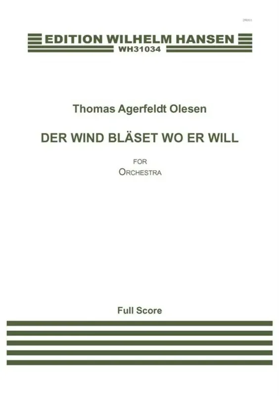 Thomas Agerfeldt Olesen Der Wind Bläset Wo Er Will Orchester
