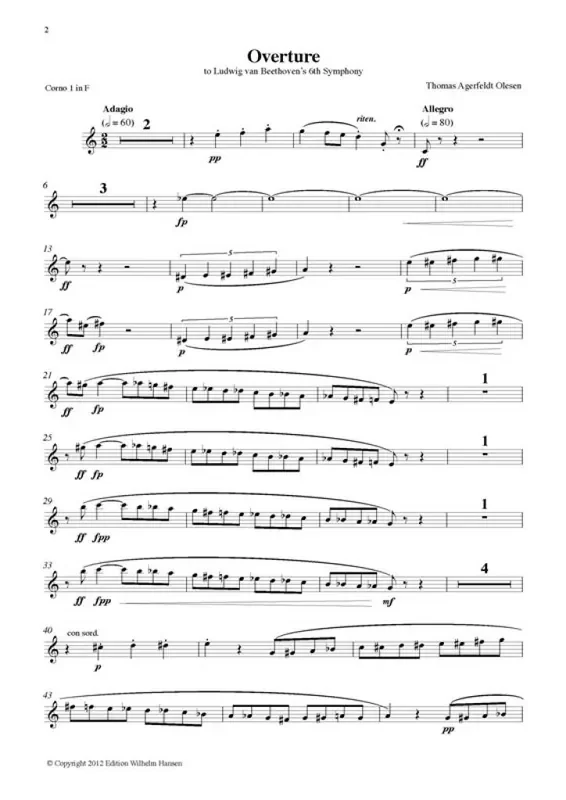 Thomas Agerfeldt Olesen Overture Kammerensemble