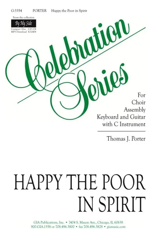 Thomas J. Porter Happy the Poor in Spirit Gemischter Chor mit Klavier/Orgel