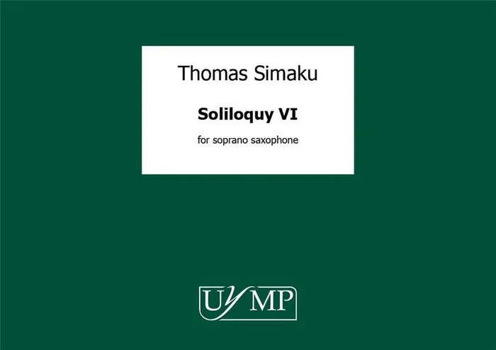 Thomas Simaku Soliloquy VI Saopransaxophon