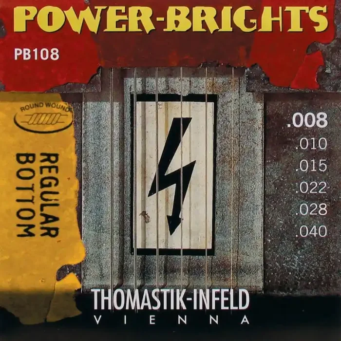 Thomastik Power Brights snarenset elektrisch, magnecore, 008-010-015-022-028-040