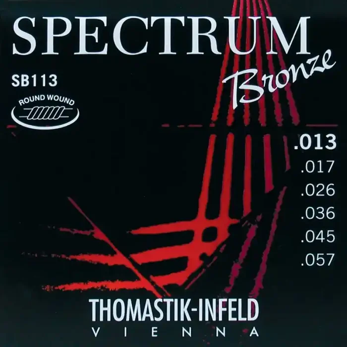 Thomastik Spectrum snarenset akoestisch, bronze roundwound, 013-017-026-036-045-057