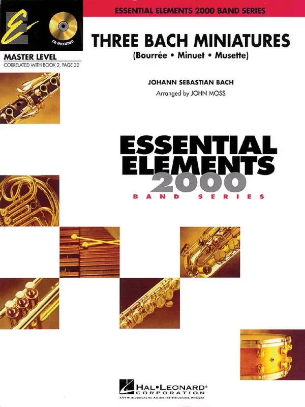 Three Bach Miniatures (Arr. John Moss) Blasorchester