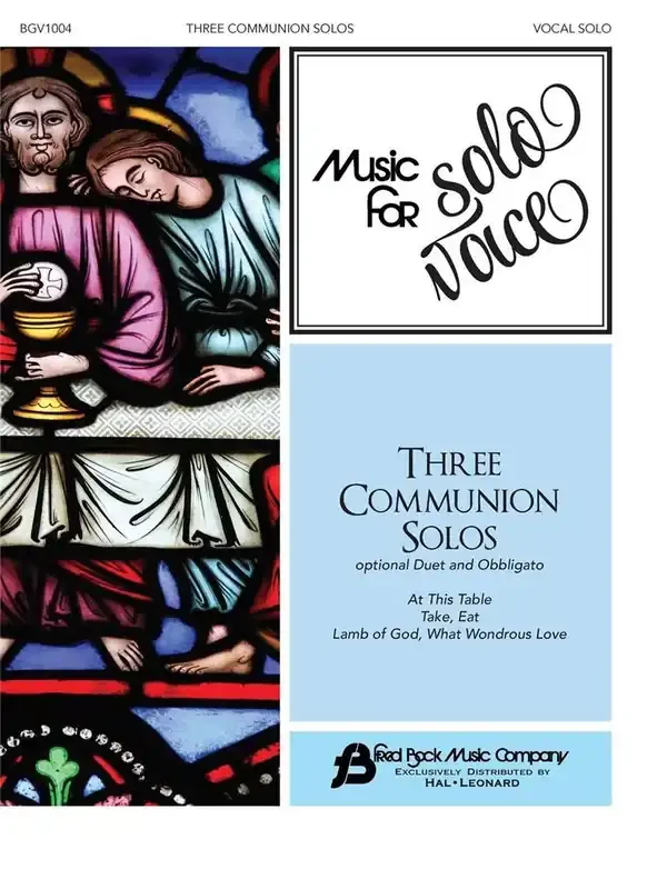 Three Communion Solos (Arr. Fred Bock) Gesang mit Klavier