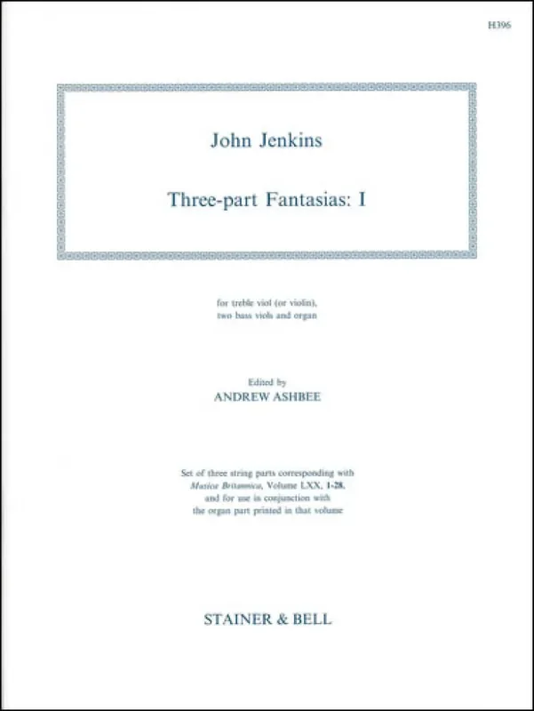 Three-Part Fantasias Violinensemble
