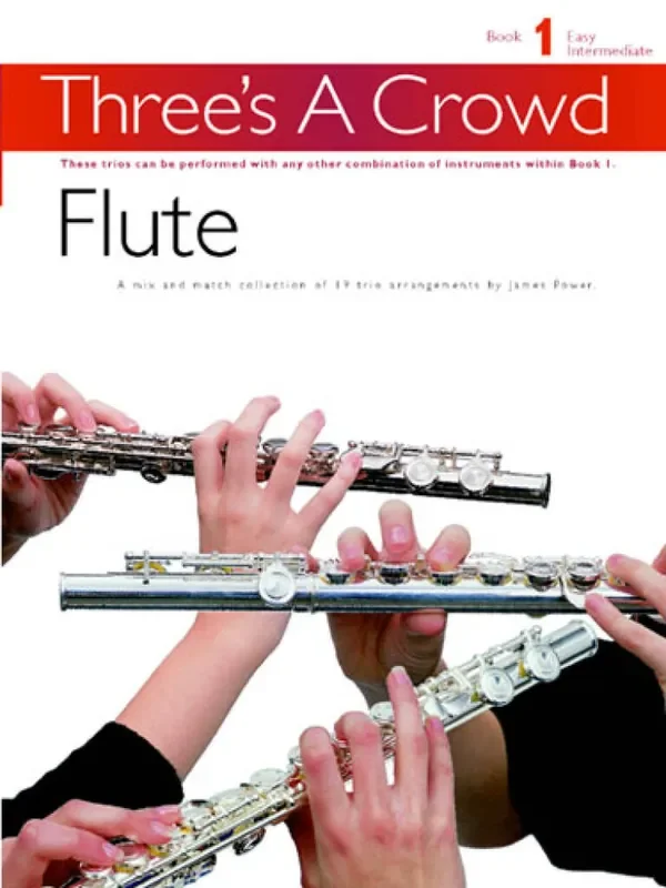 Three‘s A Crowd Book 1 Flute Bläserensemble