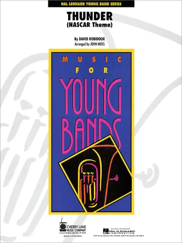Thunder (nascar Theme) Full Score (Arr. John Moss) Blasorchester