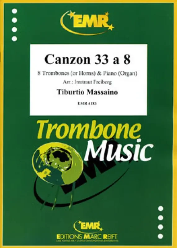 Tiburtio Massaino Cazon 33 a 8 (Arr. Freiberg) Posaune Ensemble