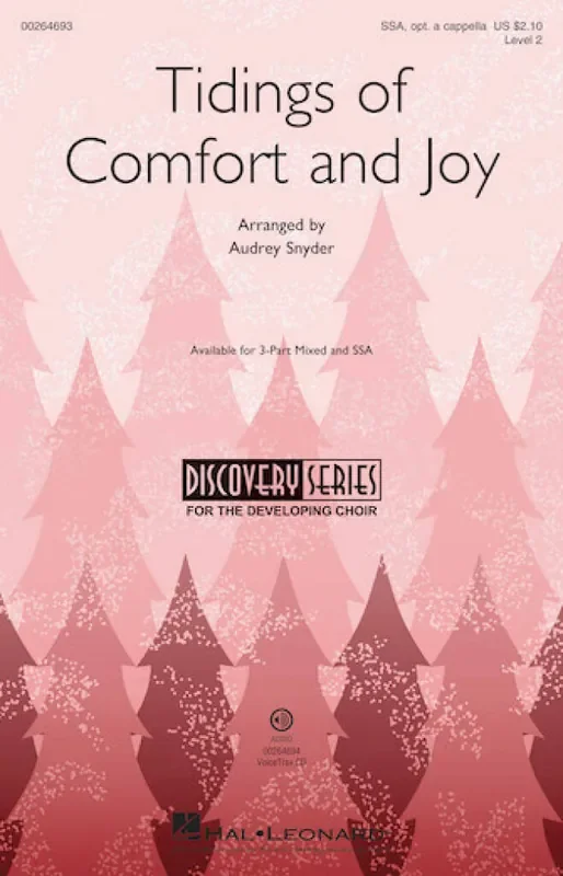 Tidings of Comfort and Joy (Arr. Audrey Snyder) Frauenchor mit Begleitung