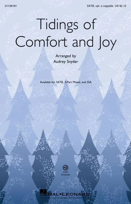 Tidings of Comfort and Joy (Arr. Audrey Snyder) Gemischter Chor mit Begleitung
