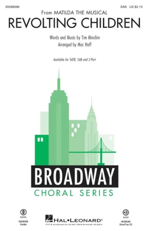 Tim Minchin Revolting Children (Arr. Mac Huff) Gemischter Chor mit Begleitung