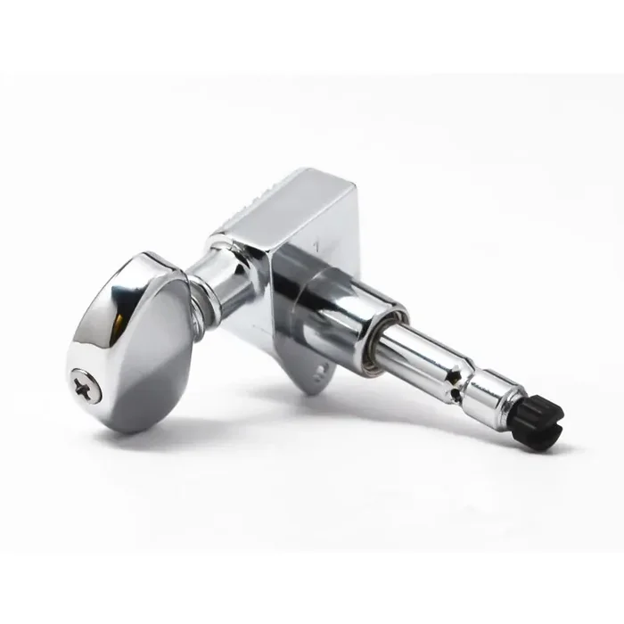 Tip Lock Guitar Machine Heads, Chrome / 3 + 3