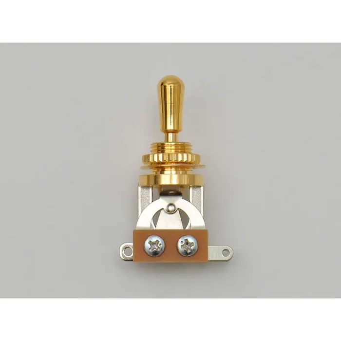 Toggle Switch 3 weg, gold
