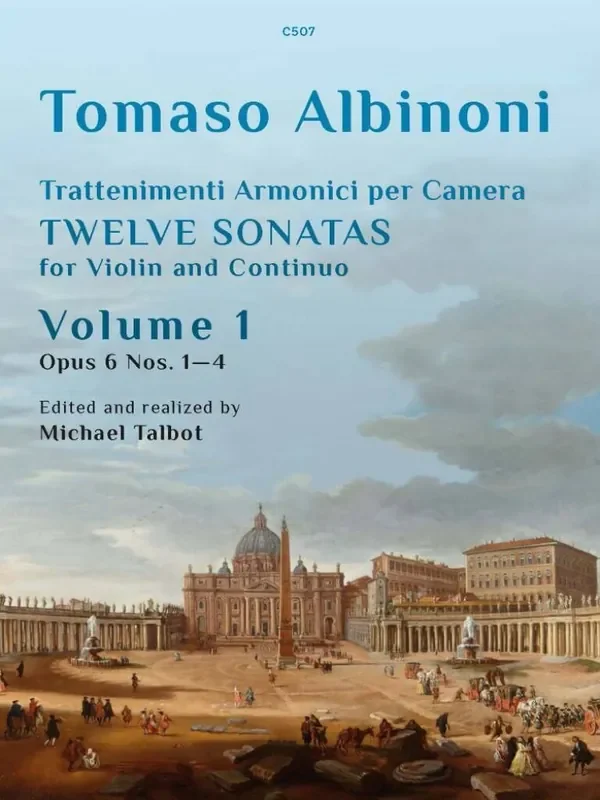 Tomaso Giovanni Albinoni Trattenimenti armonici per camera – Twelve Sonatas Violine mit Begleitung