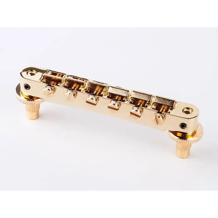 TonePros NVR2 tune-o-matic bridge, for USA guitars, gold