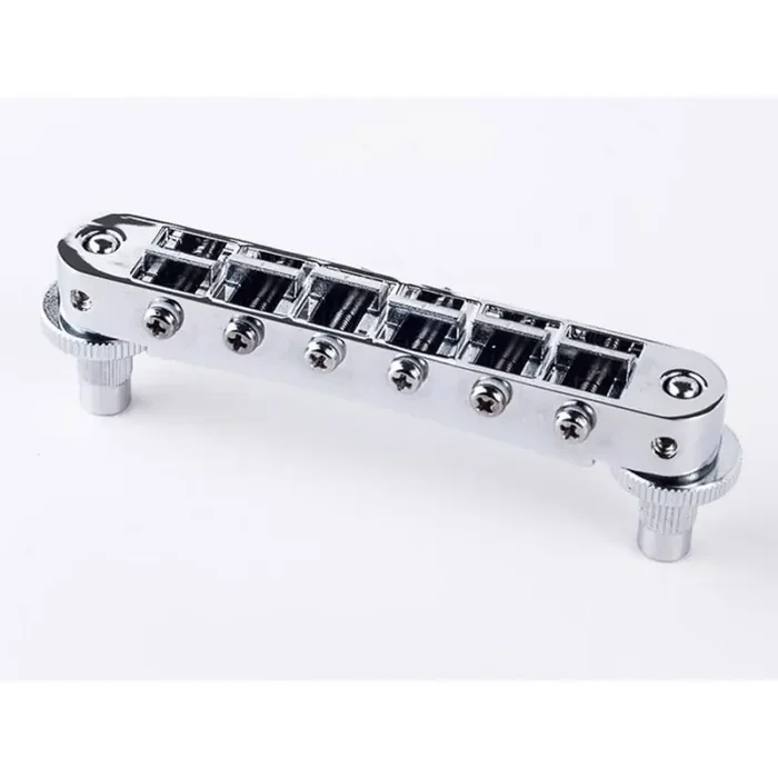 TonePros T3BP tune-o-matic bridge, for USA guitars, chrome