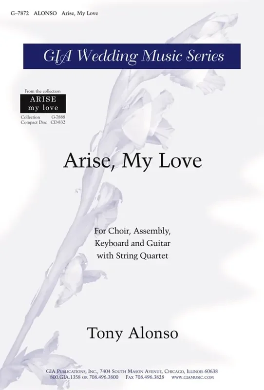 Tony Alonso Arise, My Love – Guitar Part Gemischter Chor mit Begleitung