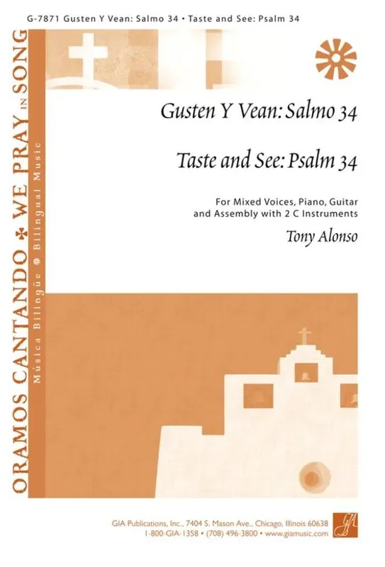 Tony Alonso Gusten y Vean / Taste and See – Guitar Part Gemischter Chor mit Begleitung