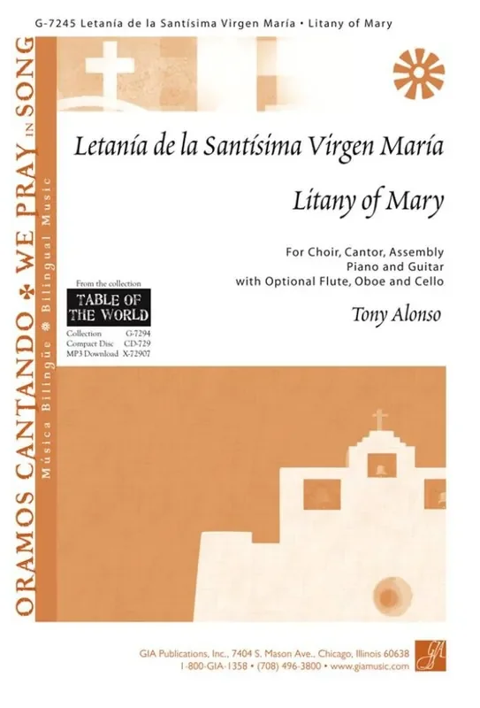 Tony Alonso Litany of Mary Gemischter Chor mit Begleitung