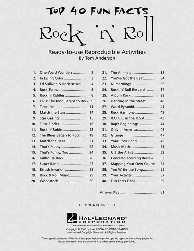 Top 4 Fun Facts Rock and Roll