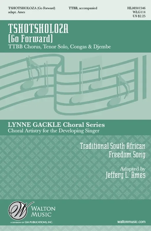 Traditional Tshotsholoza (Go Forward) (Arr. Jeffery L. Ames) Männerchor mit Begleitung