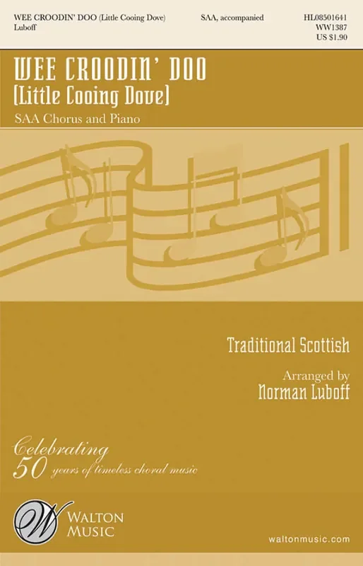 Traditional Wee Croodin‘ Doo (Arr. Norman Luboff) Frauenchor mit Begleitung