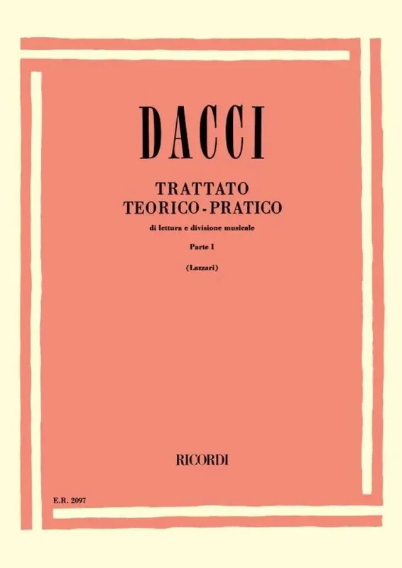 Trattato Teorico-Pratico Di Lettura E Divisione
