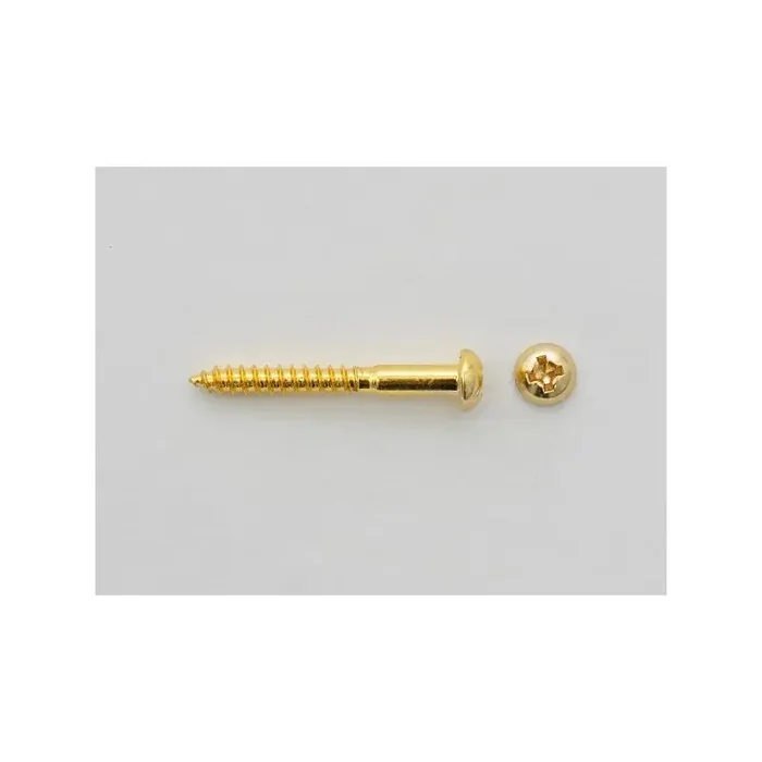 Tremolo schroeven Gold 6 st.