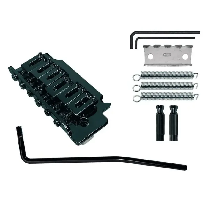 Tremolo Strat, pitch 10,5mm, black, with 2 studs type3