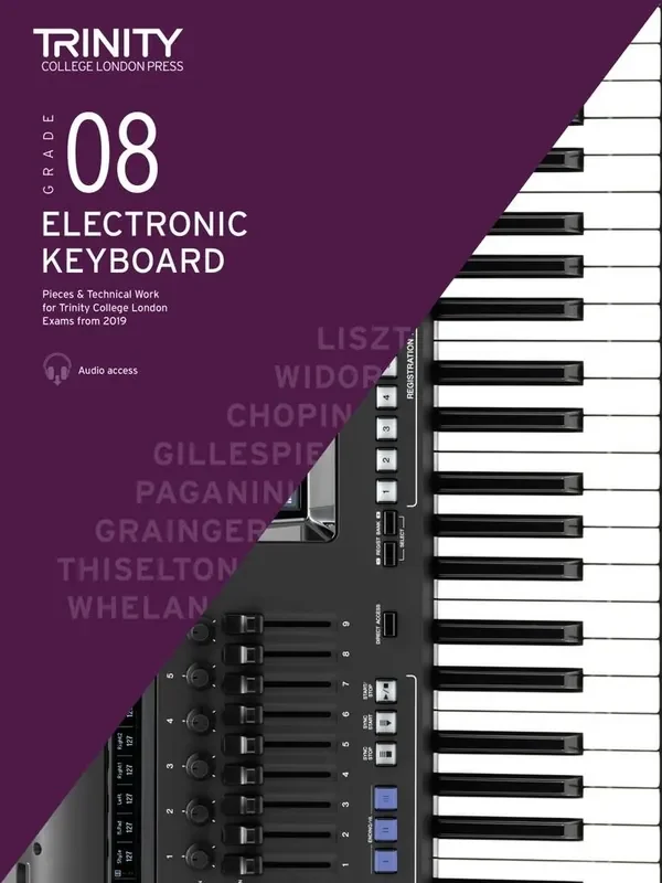 Trinity Electronic Keyboard Grade 8 from 2019