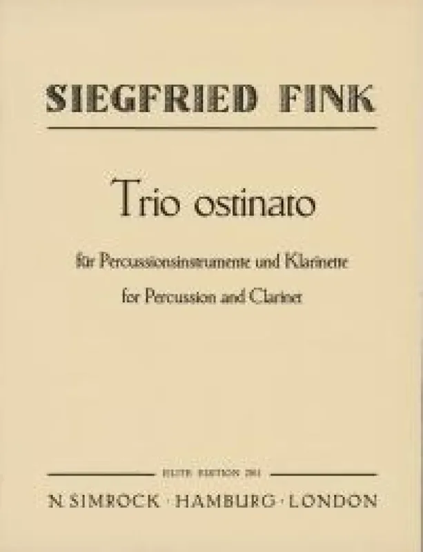 Trio Ostinato Sonstige Percussion