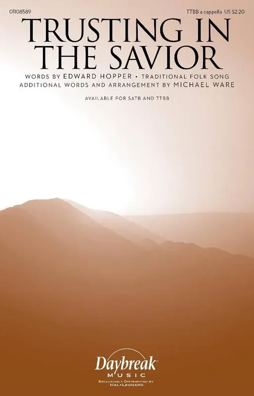 Trusting in the Savior Männerchor A cappella