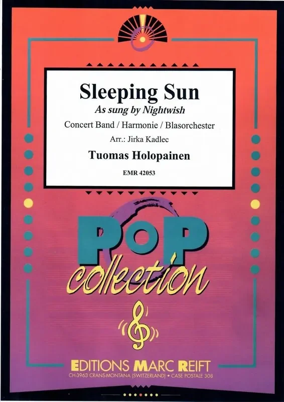Tuomas Holopainen Sleeping Sun (Arr. Jirka Kadlec) Blasorchester