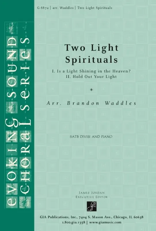 Two Light Spirituals (Arr. Brandon Waddles) Gemischter Chor mit Begleitung