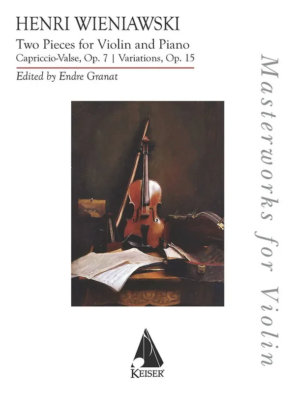 Two Pieces-Capriccio-Valse, Op.7 & Variations Violine mit Begleitung