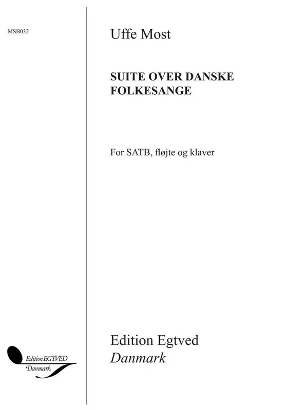 Uffe Most Suite Over Danske Folkesange Gesang Solo