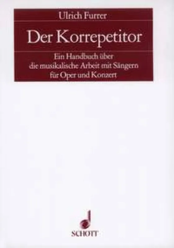 Ulrich Furrer Der Korrepetitor