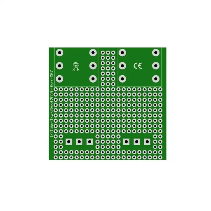 Universal Board, stomp-box, 57,1 x 54,6 mm, black