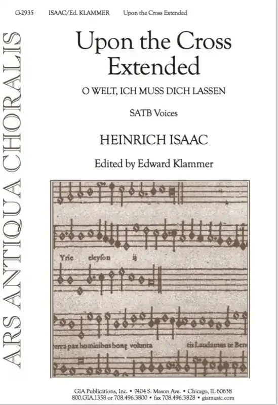 Upon the Cross Extended Gemischter Chor mit Begleitung