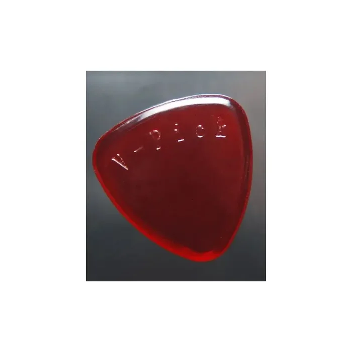 V-Pick Freakishly Lrg Round Pick rubyred