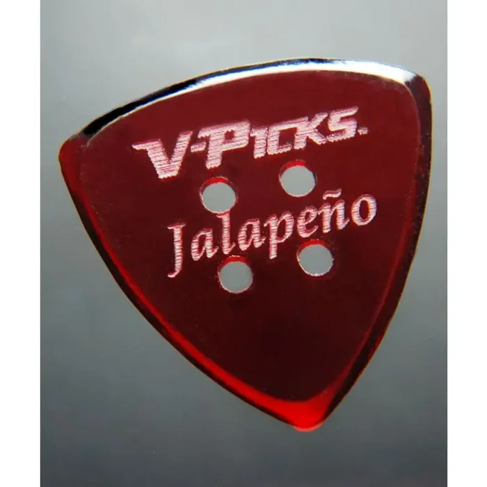 V-Pick Jalapeno Guit.&Mando Pick rubyred