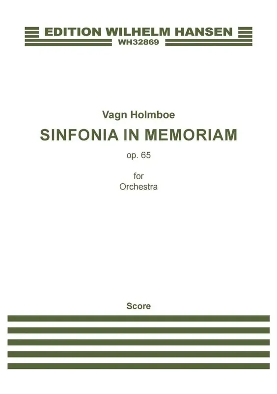 Vagn Holmboe Sinfonia In Memoriam Orchester